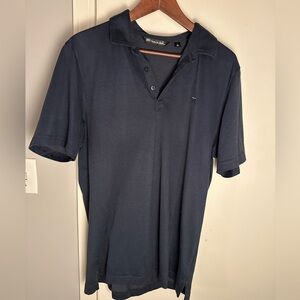 Travis Mathew Men's Navy Blue Polo Shirt